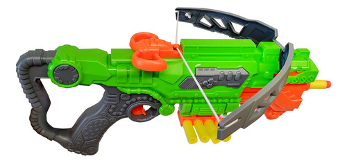 Juguete Ballesta De Tiro Con Arco Y Dardos Para Niños - 3490 Color Verde