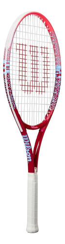 Raqueta Uv Jr Ten 23 Wilson rosa y blanco