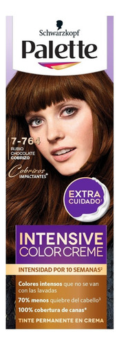 Tinte Palette Color Permanente - G Tono 7-764 Rubio Chocolate Cobrizo