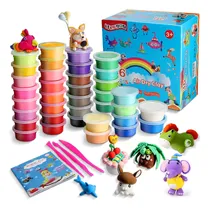 Comprar Ifergoo Kit De Arcilla Para Modelar  36 Colores Magic Air