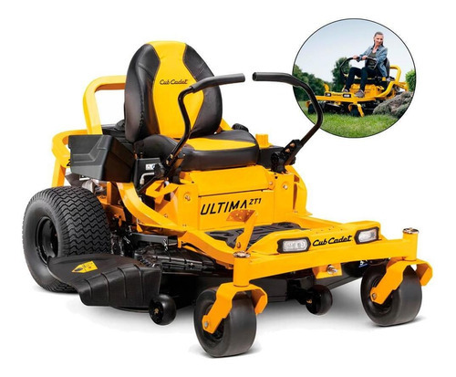 Trator 24hp Giro-zero Hidrostático Corte 137cm Troy Bilt Cor Amarelo