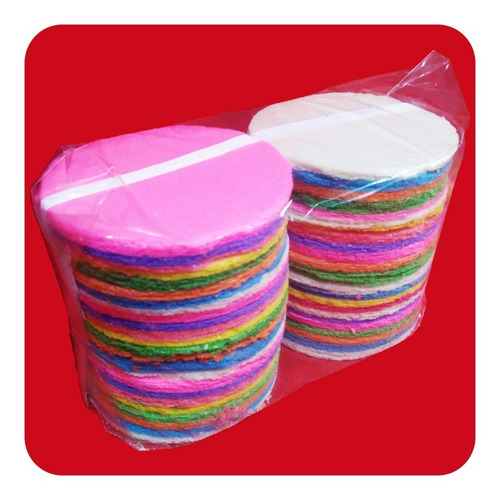 Imagen 2 de 2 de Dulce Típico Poblano 1 Paquete Obleas Arcoiris Dlt