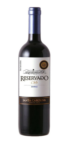 Vinho Tinto Importado Shiraz Santa Carolina Reservado 750ml