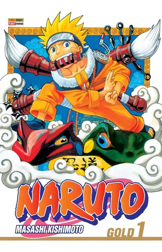 Naruto Gold Vol. 1, de Kishimoto, Masashi. Editorial Panini Brasil LTDA, capa mole em português, 2022