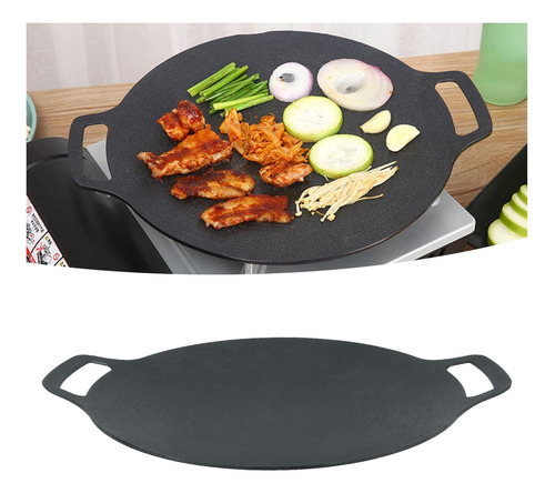 Parrilla Antiadherente Para Barbacoa Alomejor Coreano, Doble
