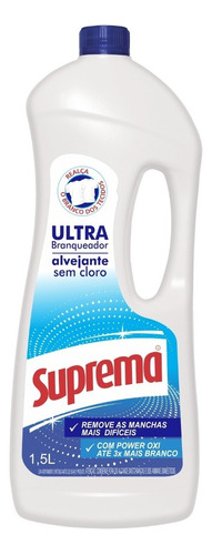 Alvejante Sem Cloro Ultra Branqueador 1,5 Litros Suprema