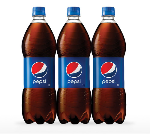 Imagen 1 de 1 de Refresco Pepsi De 1l - 3 Unidades