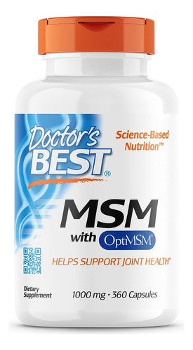 Msm 1000 Mg Con Optimsm Doctor's Best 360 Cápsulas