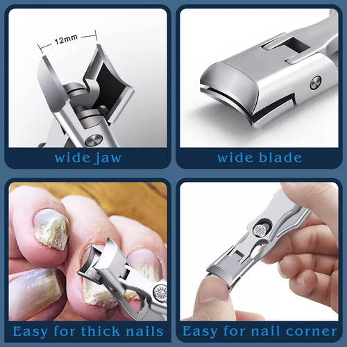 Cortauñas Para Hombre, Uñas Gruesas, Profesionales, Extra