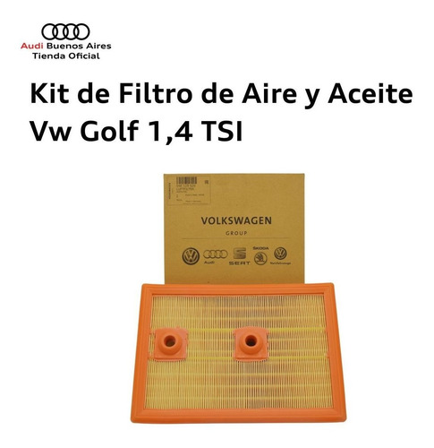 Filtros De Aceite Y Aire Originales Vw Golf 1,4 Tsi Audi