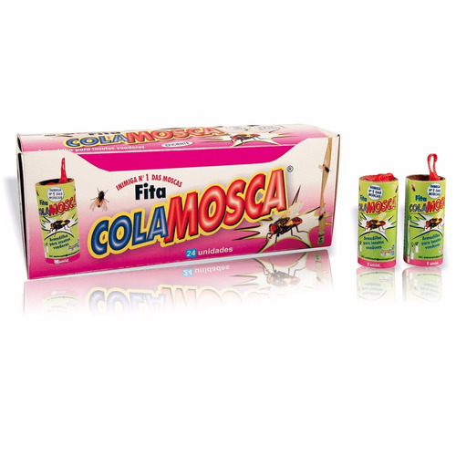 Fita Cola Mosca Com 24 Unidades Pronta Entrega