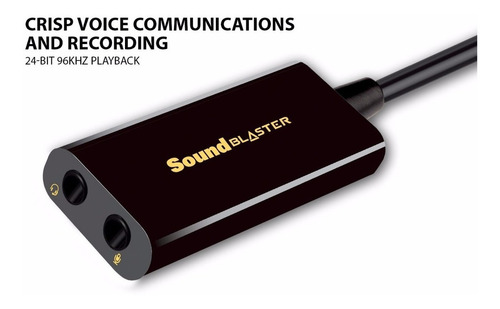 Creative Labs Sound Blaster Play 3 Usb External Color Negro