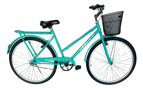 Bicicleta Passeio Calil Veneza Poti Aro 26 V-break Azul Aniz Tamanho Do Quadro Único