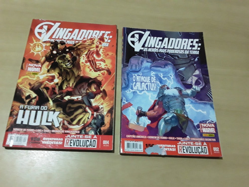 Hqs Vingadores Os Heróis Mais Poderosos Da Terra -02 Volumes