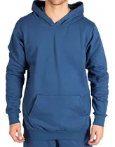 Comprar Hoodie Hombre Buzo Canguro Algodon Capucha Liso