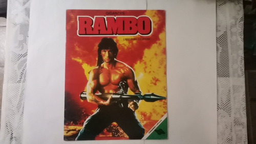 Vintage Libro Para Colorear Gigante Rambo Fernández Editores