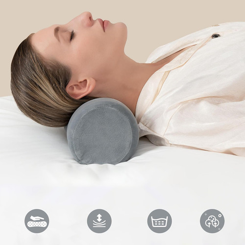 Almohada De Viaje De Espuma Giratoria N Pillowcase Para Cuel
