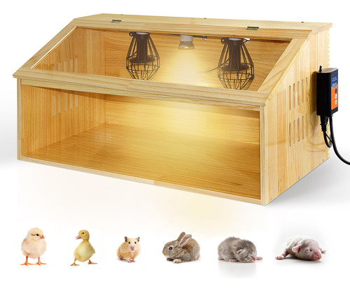 Everygrow Caja De Crianza Para Animales Pequenos Con Termost