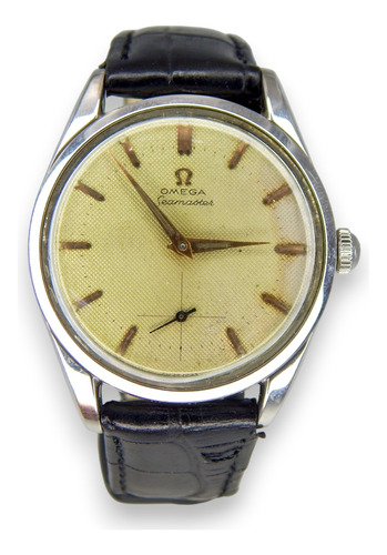Reloj Omega Seamaster Ref. 2937-2 Calibre 267 (1957) Negro Plateado Caqui (Usado)