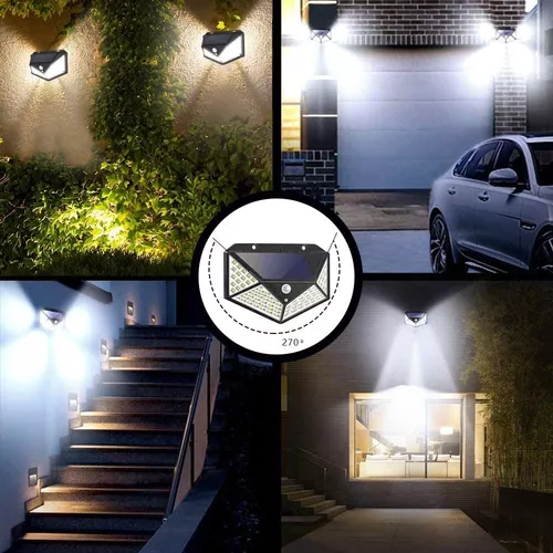 Lampara Luz Led Solar Sensor De Movimiento Para Exteriores - Ilumidelta  mercadolibre