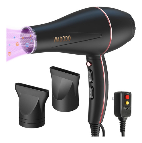 Wadodo Secador De Pelo Iónico, Secador Profesional De 2200 W