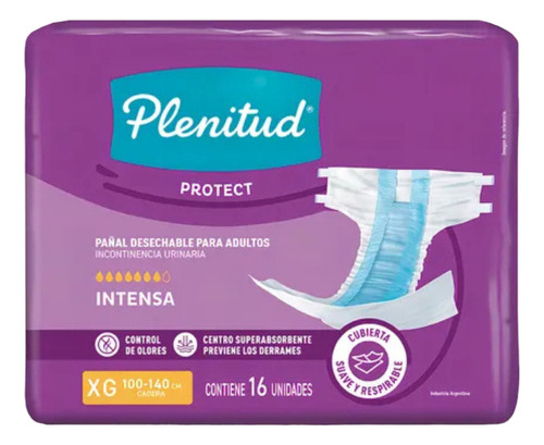 Plenitud Protec Intensa X 16 Unidades Talle Xg Extra Grande