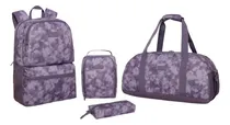 Comprar Pack Atomico Escolar Mujer Tie Dye Lila Head