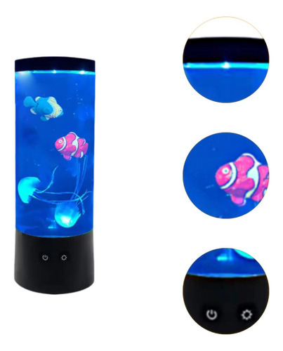 Lámpara De Medusas Lámpara De Acuario De Medusas Led De
