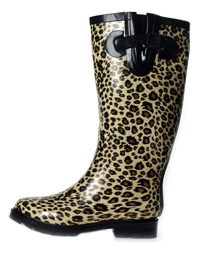 Own Shoe Rain Boots Rubber Women Leopard N B00j7fudpg_040424