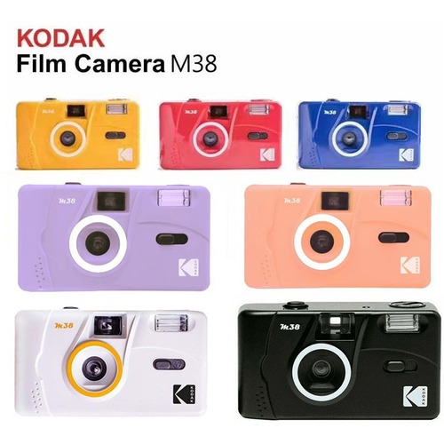 Película Multicolor Para Cámara Kodak M35 135 Con Flash Retr