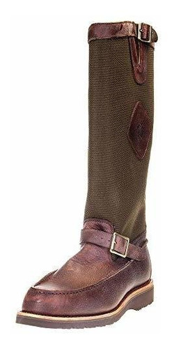 Chippewa Hombre 17 Cutter Back Zip Mocc Toe Snake Boot 7 Mar