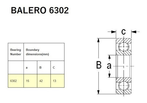 1 Balero 6302 Zz