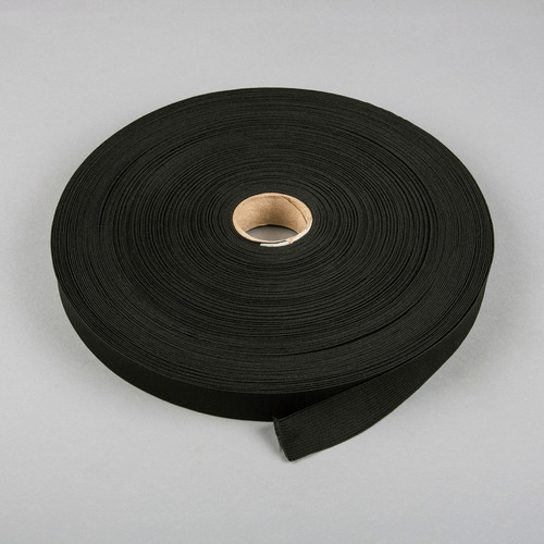 Elastico Crochette 25mm 16 Ligas Negro Rollo Con 50mts Elástico Negro
