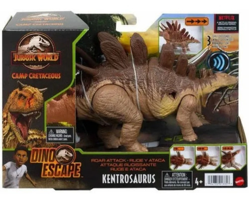 Jurassic World Kentrosaurus Roar Attack Mattel Original Nuev