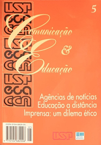 Revista Comunicação & Educação - Usp/eca/cca (números 4,5,8e9 / 11ao15) (Usado)