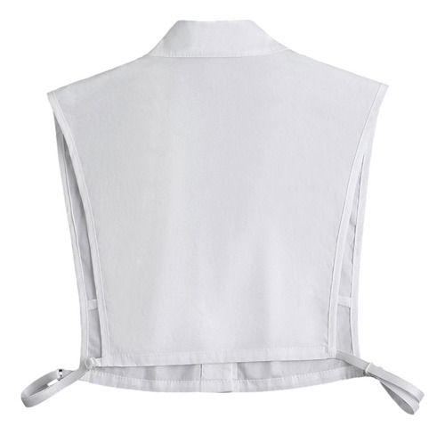 Cuello De Blusa Para Mujer Y Niña, Cuello Falso Blanco Desmo