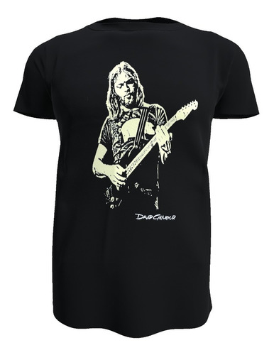 Polera David Gilmour Pink Floyd 100% Algodón 