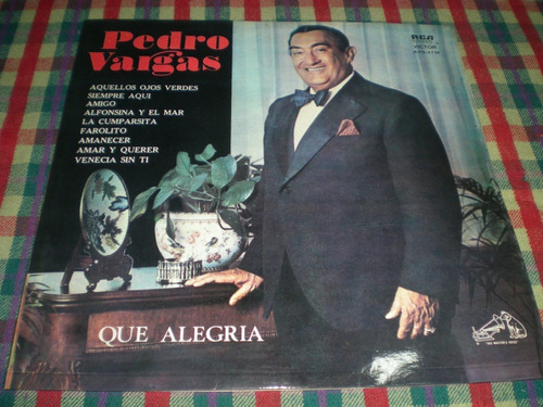 Pedro Vargas / Que Alegria Vinilo Promo (25)