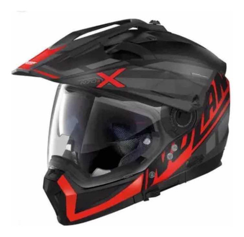 Casco Nolan N70.2x Crossover Lente Y Pinlock Talla M