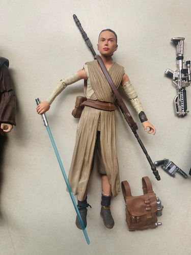 Star Wars Lote Figuras Disney Store Die Cast Rey Anakin Phas (Usado)