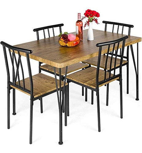 Best Choice Products Juego De Muebles De Mesa De Comedor Rec