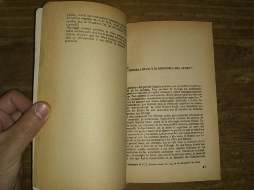 Mercenarios & Monopolios Onganía - Rogelio García Lupo. As (Usado)