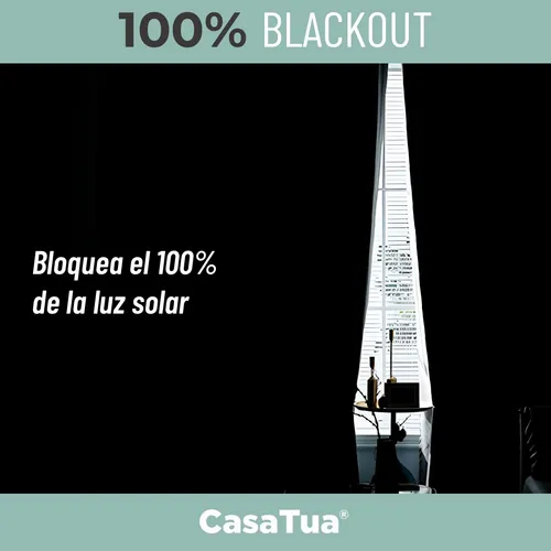 Cortina Blackout 100% 135x220cm Tipo Gamuza Casatua Set De 2 Gris Claro