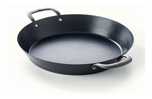 Bk Paellera De Acero Al Carbono Con Sazonado, 38 Cm