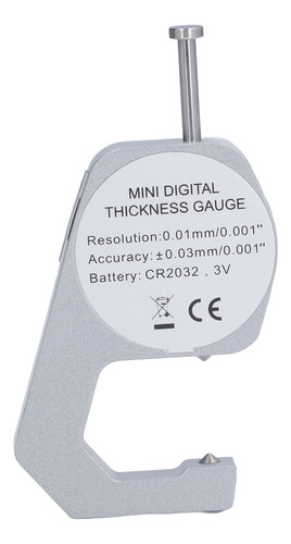 Medidor De Espesor Digital, Mini Pantalla Led De 0 A 20 Mm