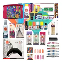 Comprar Kit Grande Mc Nails 44 Pzs Manicure, Pedicure Uñas Acrílicas