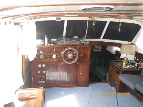 Crucero Clásico De Madera (ithurbide) 16mts 2 Perkins 165hp