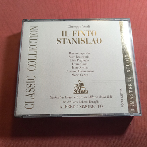 Giuseppe Verdi / Il Finto Stanislao Cd Doble C Libreto / B27