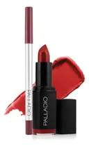 Comprar Kit Palladio Lápiz De Labios Marron Osc Y Labial Rojo Pasion