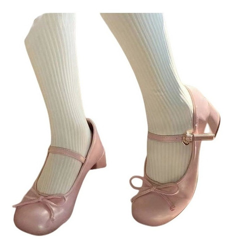Zapatos Kawaii Para Mujer Lolita Bowknot Sandalias [u]